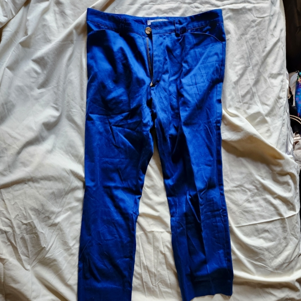 In God We Trust Women's Pants Blue size 30
